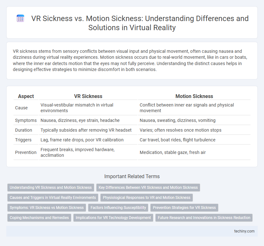 VR Sickness vs. Motion Sickness: Understanding Differences and Solutions in Virtual Reality