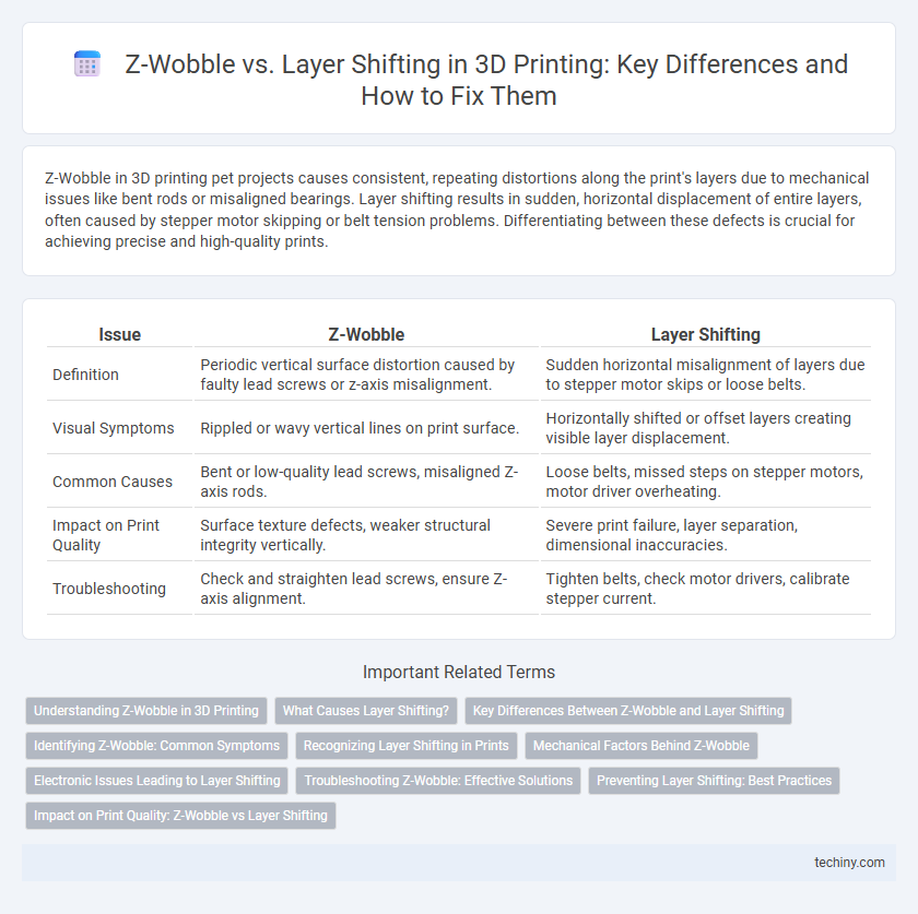 Z-Wobble vs. Layer Shifting in 3D Printing: Key Differences and How to Fix Them