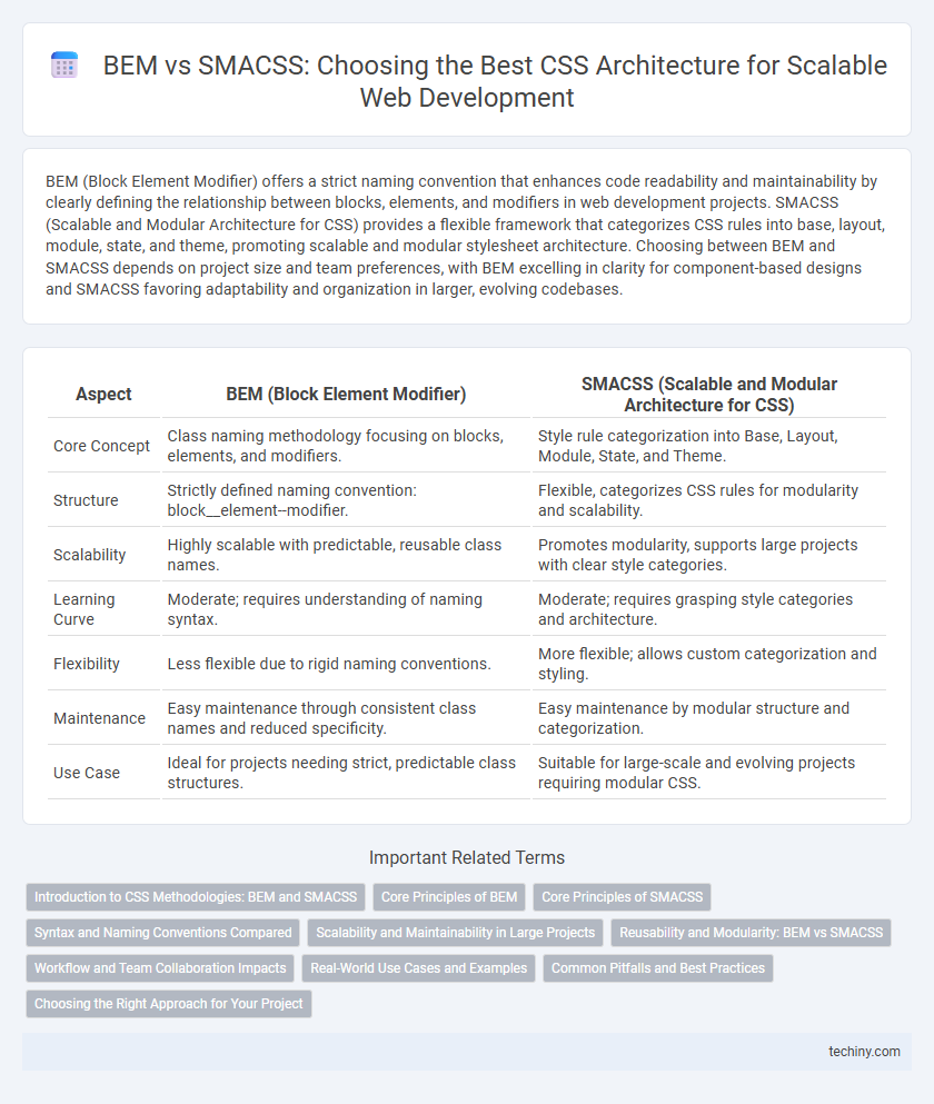 BEM vs SMACSS: Choosing the Best CSS Architecture for Scalable Web Development
