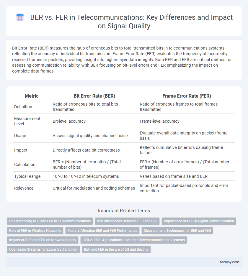 BER vs. FER in Telecommunications: Key Differences and Impact on Signal Quality