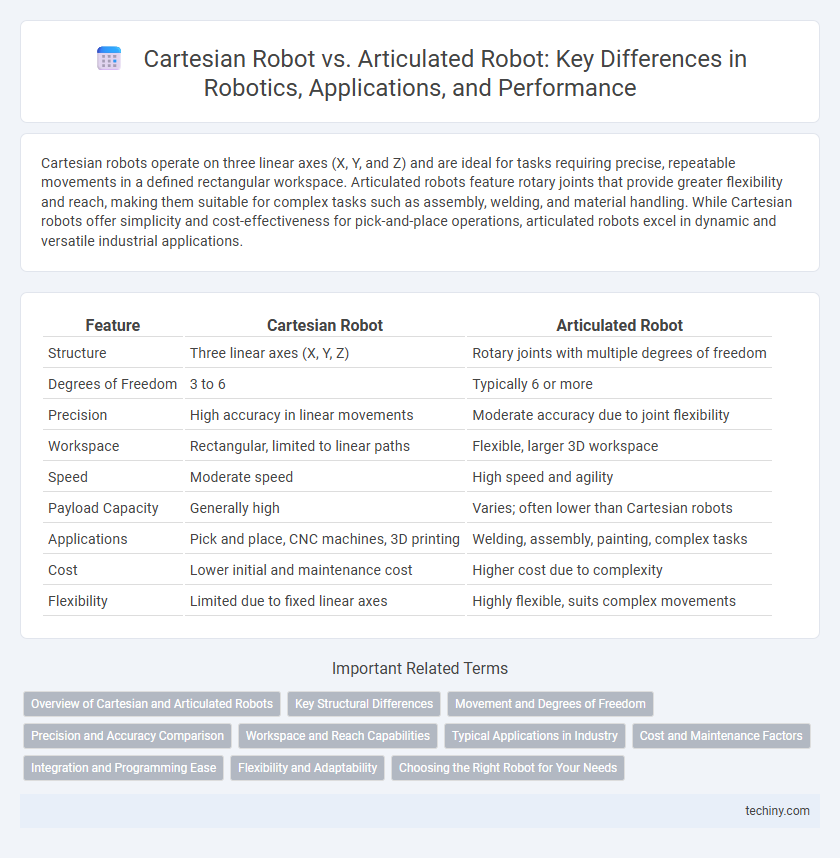 Cartesian Robot vs. Articulated Robot: Key Differences in Robotics, Applications, and Performance