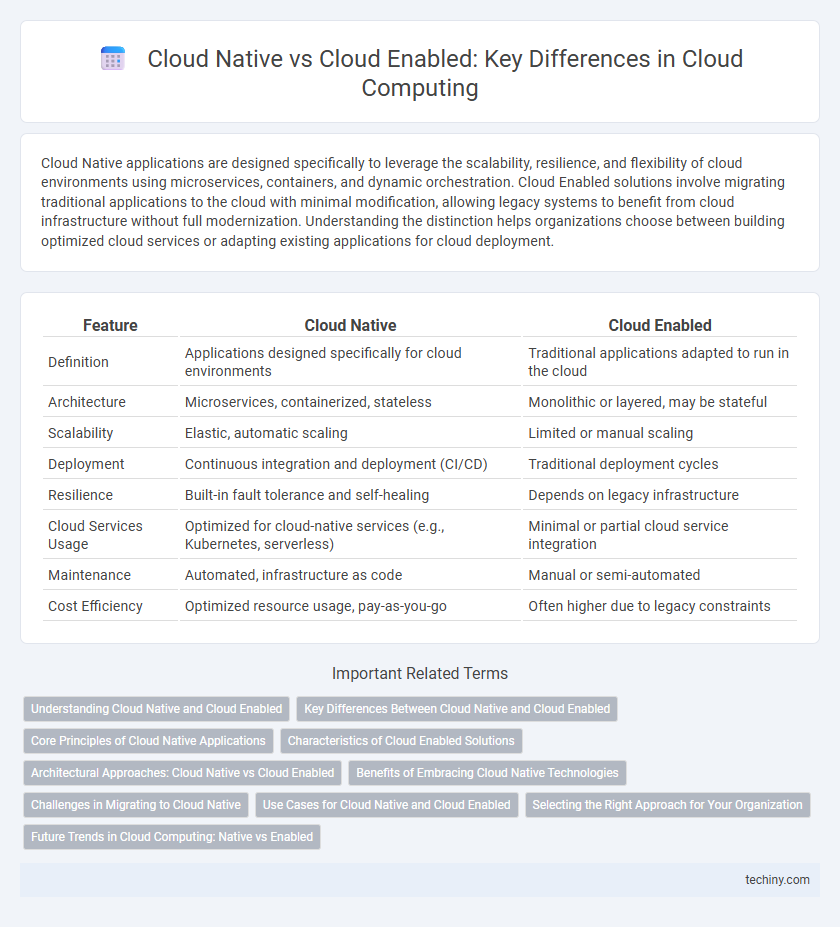 Cloud Native vs Cloud Enabled: Key Differences in Cloud Computing