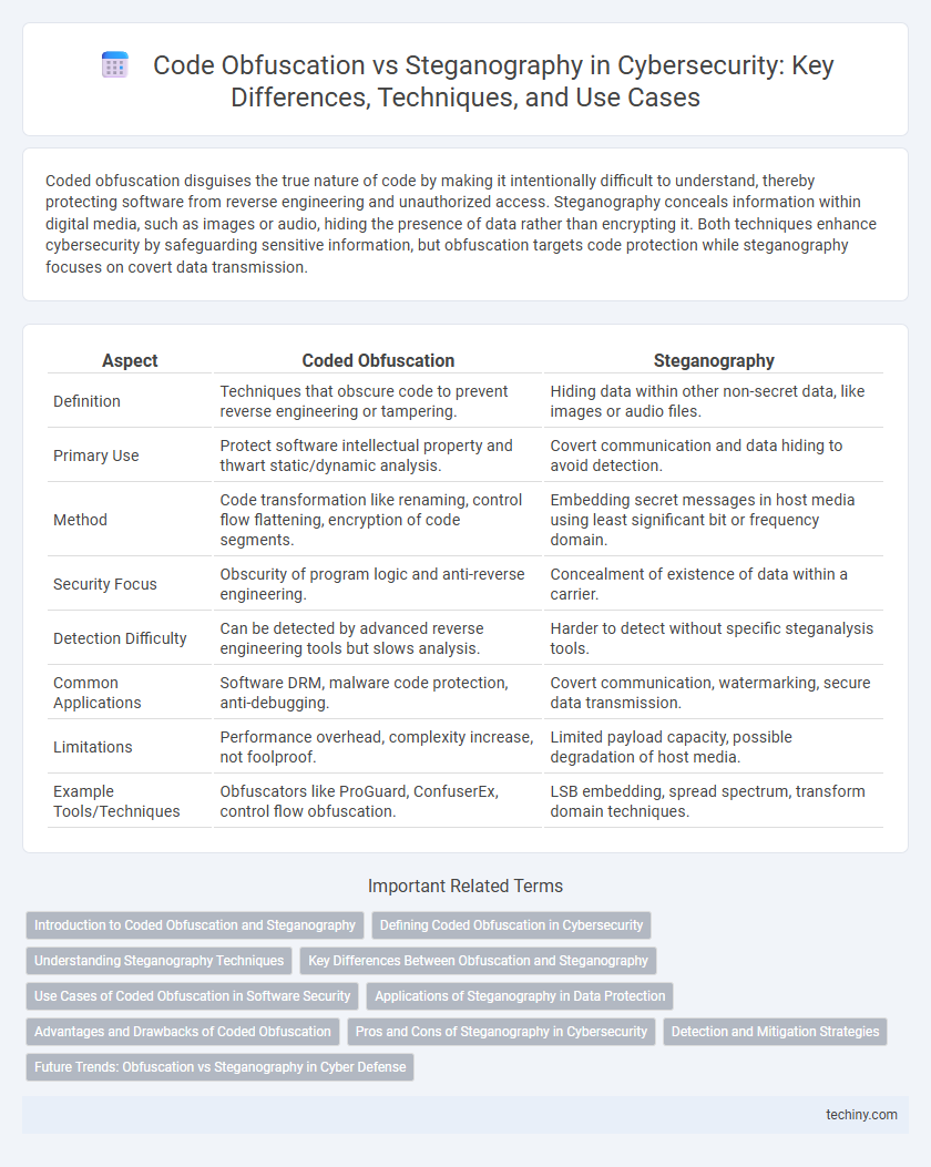 Code Obfuscation vs Steganography in Cybersecurity: Key Differences, Techniques, and Use Cases