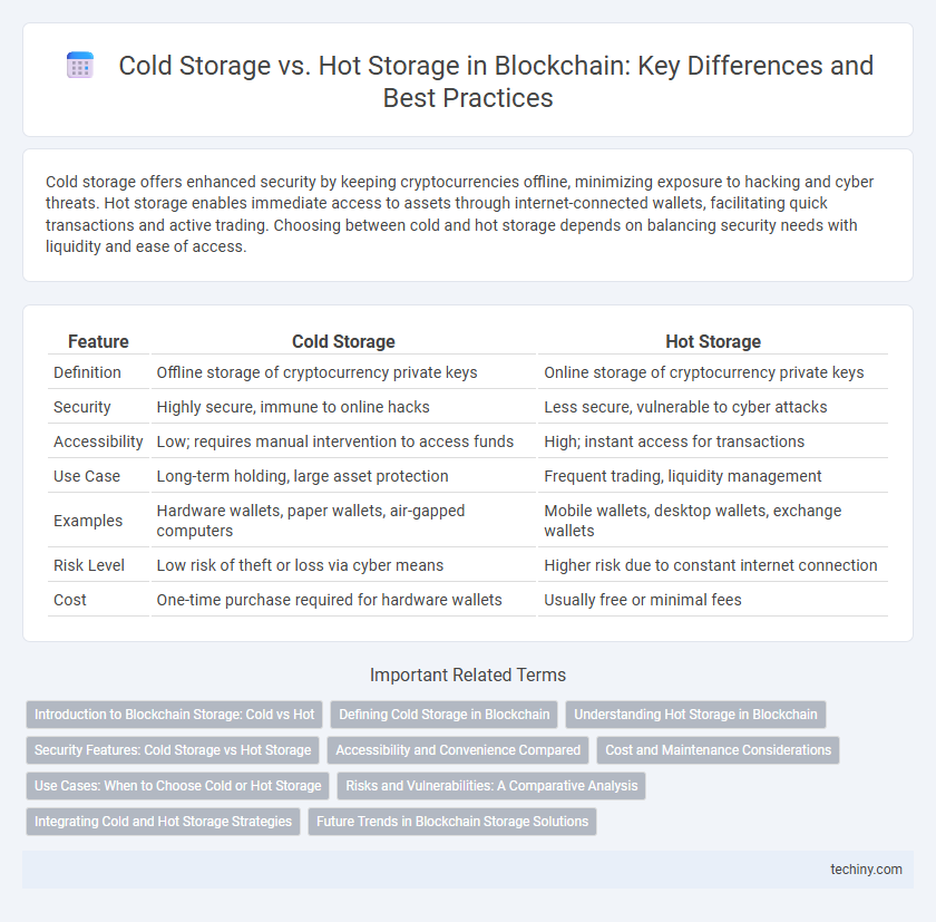 Cold Storage vs. Hot Storage in Blockchain: Key Differences and Best Practices