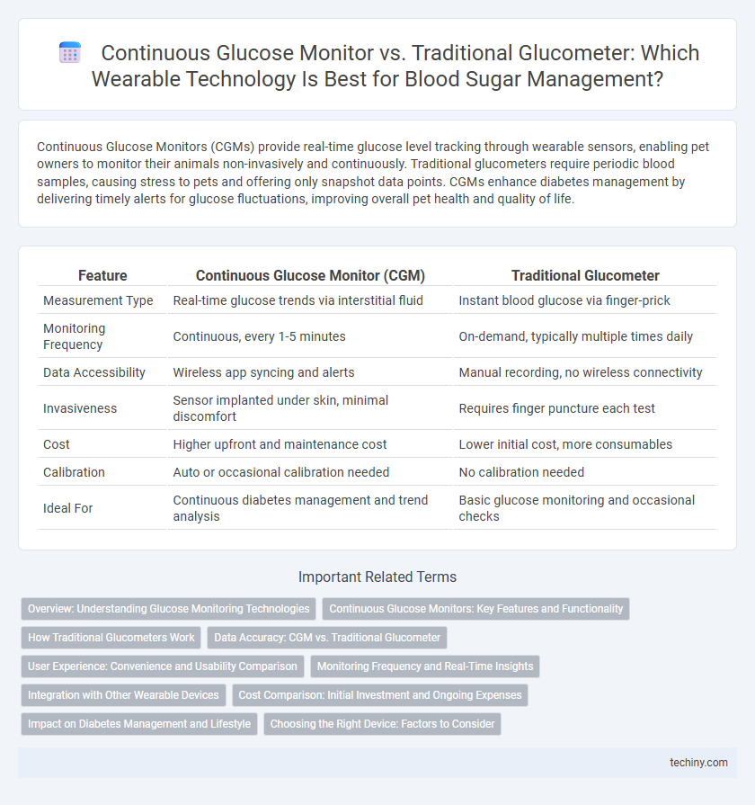 Continuous Glucose Monitor vs. Traditional Glucometer: Which Wearable Technology Is Best for Blood Sugar Management?