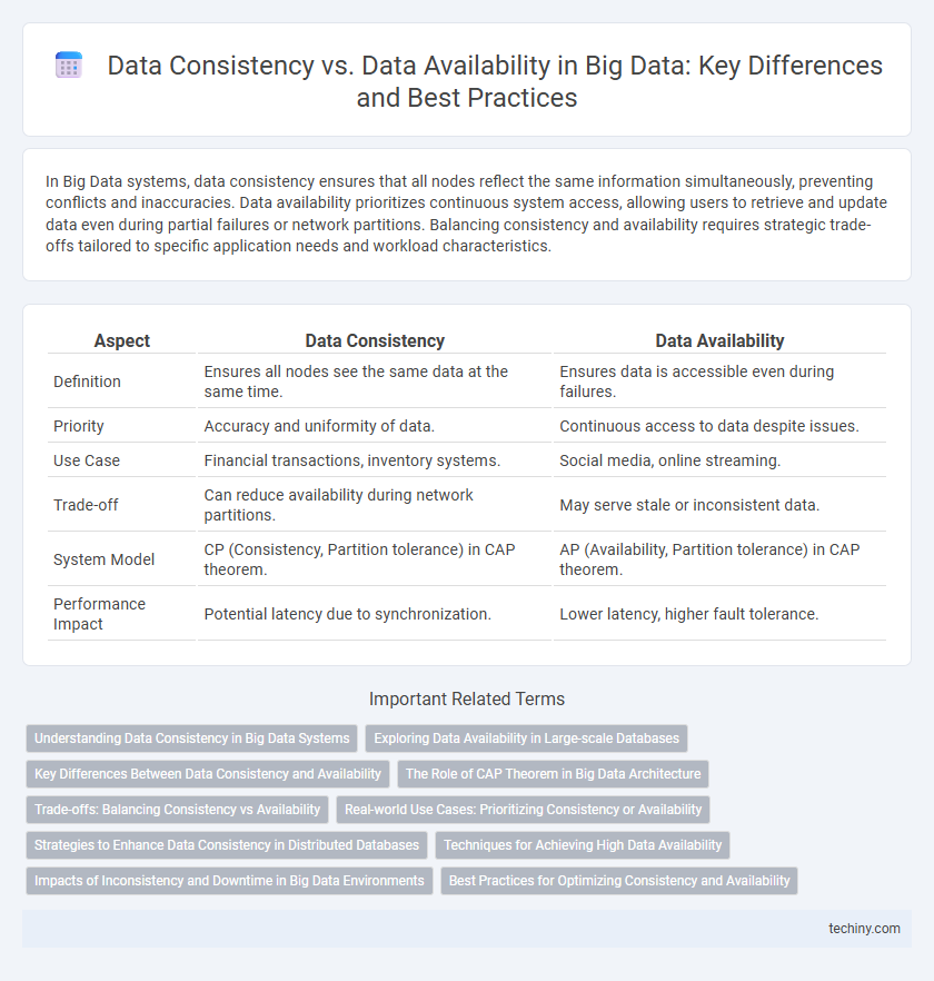 Data Consistency vs. Data Availability in Big Data: Key Differences and Best Practices