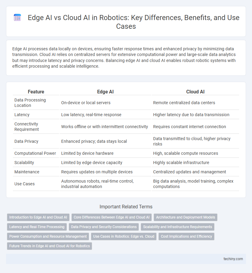 Edge AI vs Cloud AI in Robotics: Key Differences, Benefits, and Use Cases