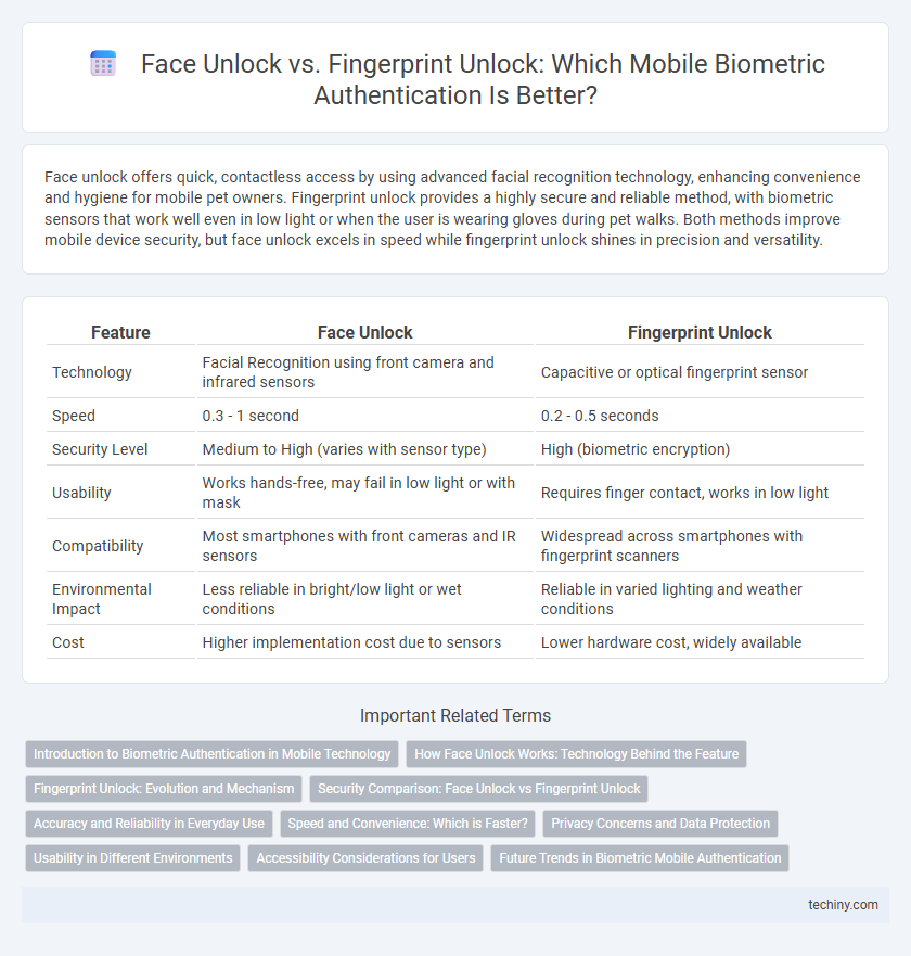 Face Unlock vs. Fingerprint Unlock: Which Mobile Biometric Authentication Is Better?