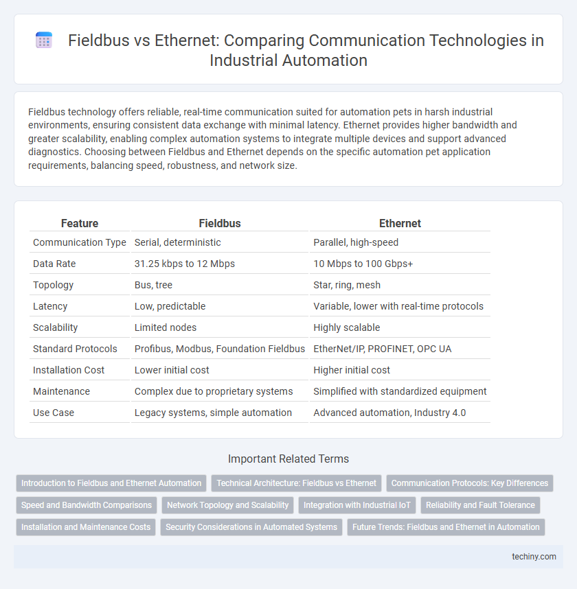 Fieldbus vs Ethernet: Comparing Communication Technologies in Industrial Automation