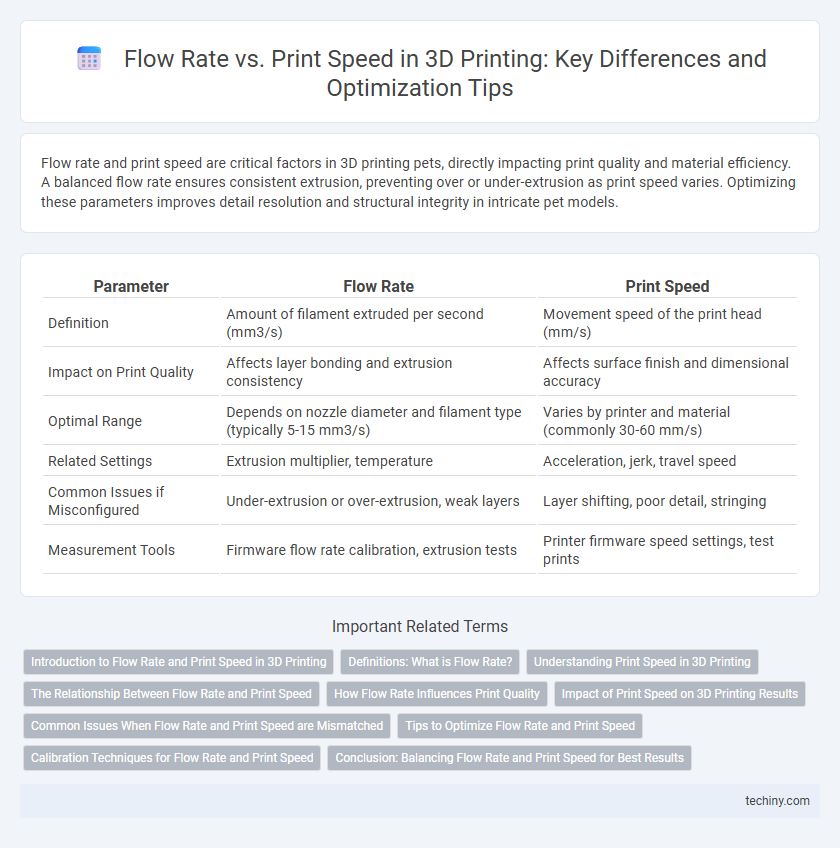 Flow Rate vs. Print Speed in 3D Printing: Key Differences and Optimization Tips