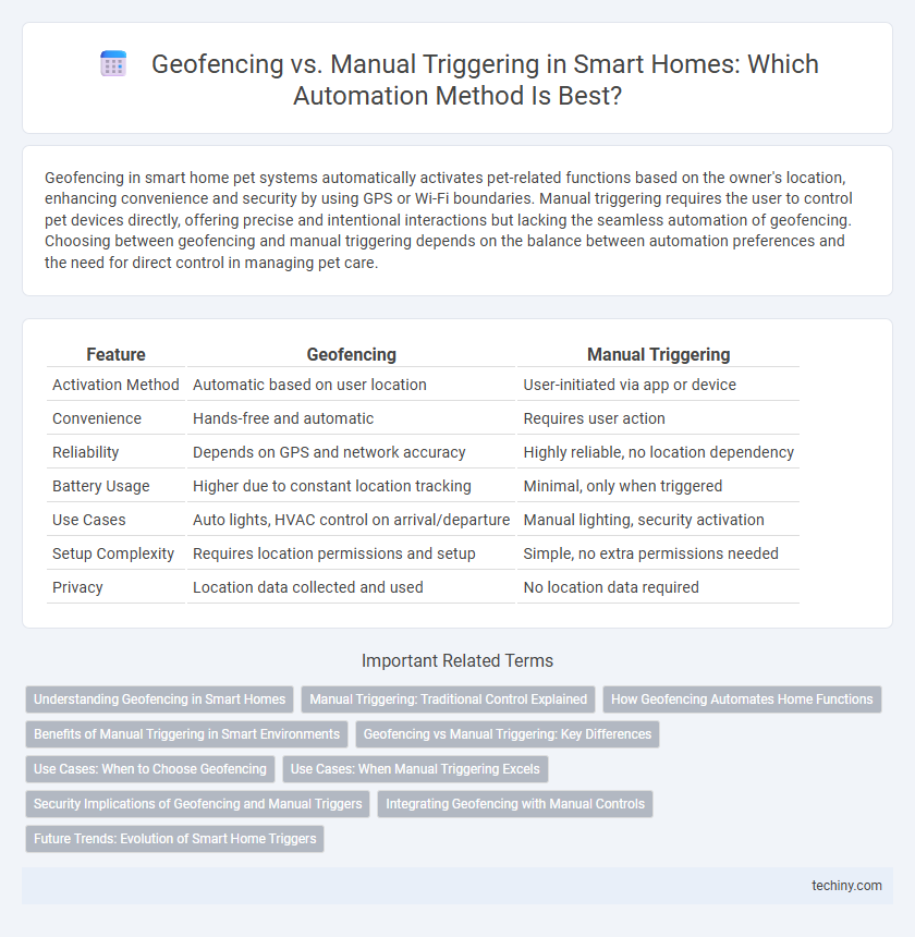 Geofencing vs. Manual Triggering in Smart Homes: Which Automation Method Is Best?