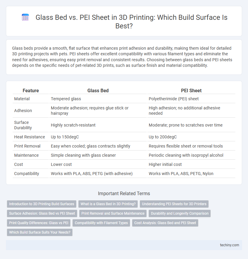 Glass Bed vs. PEI Sheet in 3D Printing: Which Build Surface Is Best?