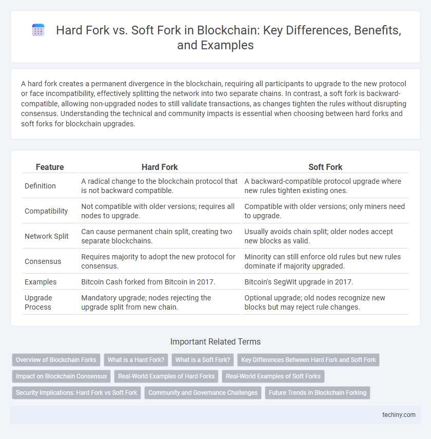 Hard Fork vs. Soft Fork in Blockchain: Key Differences, Benefits, and Examples