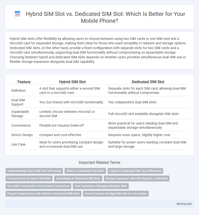 Hybrid SIM Slot vs. Dedicated SIM Slot: Which Is Better for Your Mobile Phone?