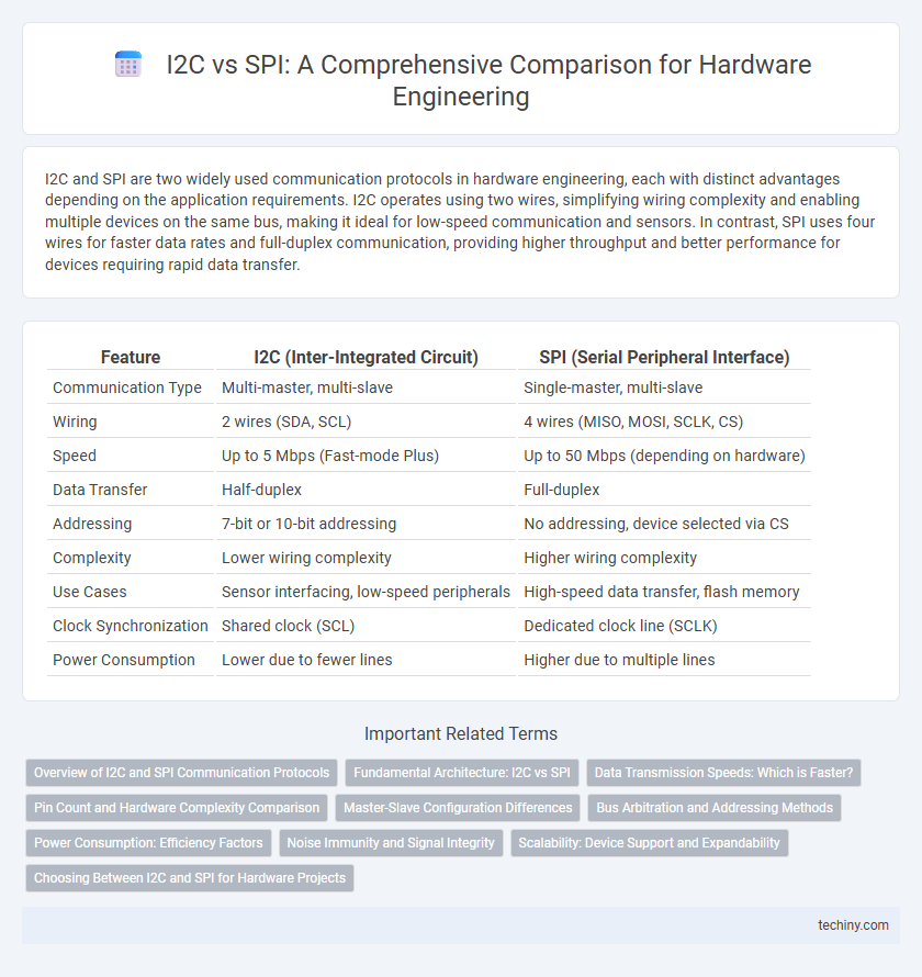 I2C vs SPI: A Comprehensive Comparison for Hardware Engineering
