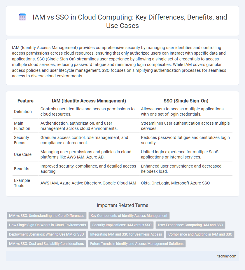 IAM vs SSO in Cloud Computing: Key Differences, Benefits, and Use Cases