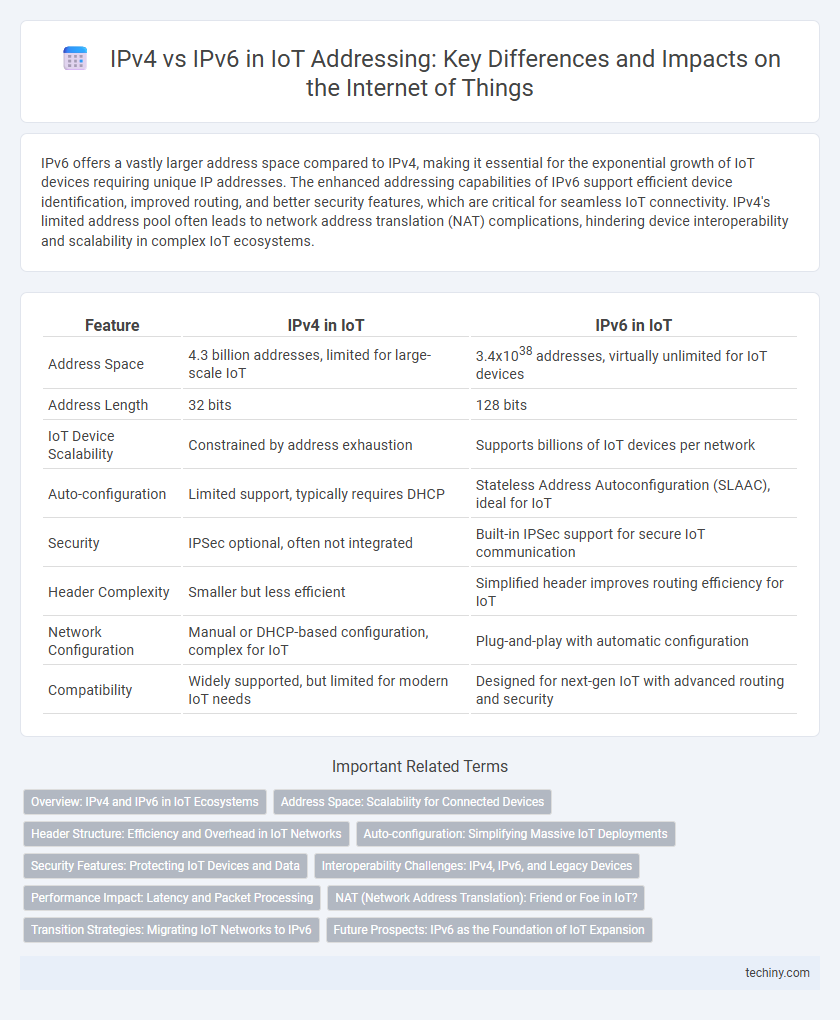 IPv4 vs IPv6 in IoT Addressing: Key Differences and Impacts on the Internet of Things