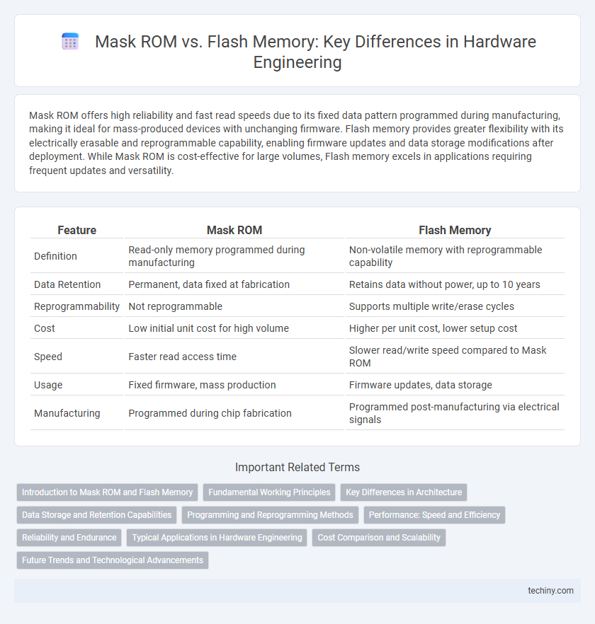 Mask ROM vs. Flash Memory: Key Differences in Hardware Engineering
