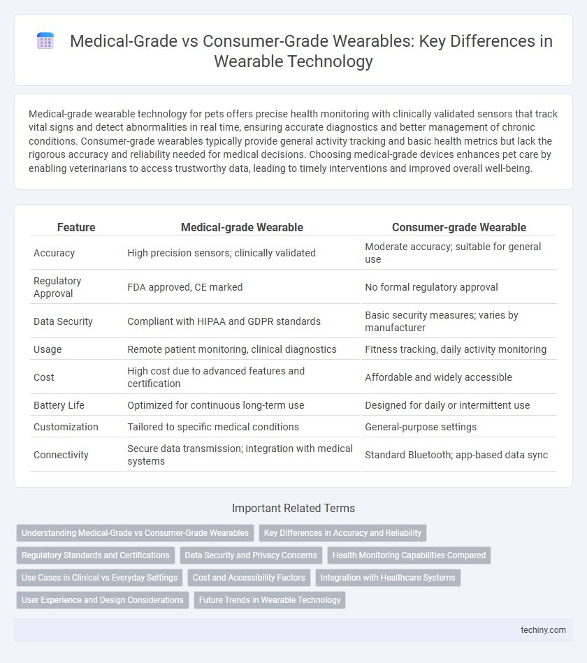 Medical-Grade vs Consumer-Grade Wearables: Key Differences in Wearable Technology