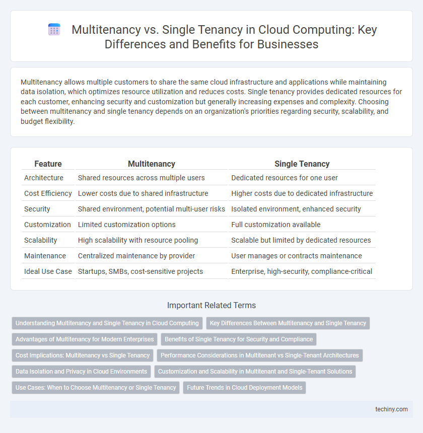 Multitenancy vs. Single Tenancy in Cloud Computing: Key Differences and Benefits for Businesses