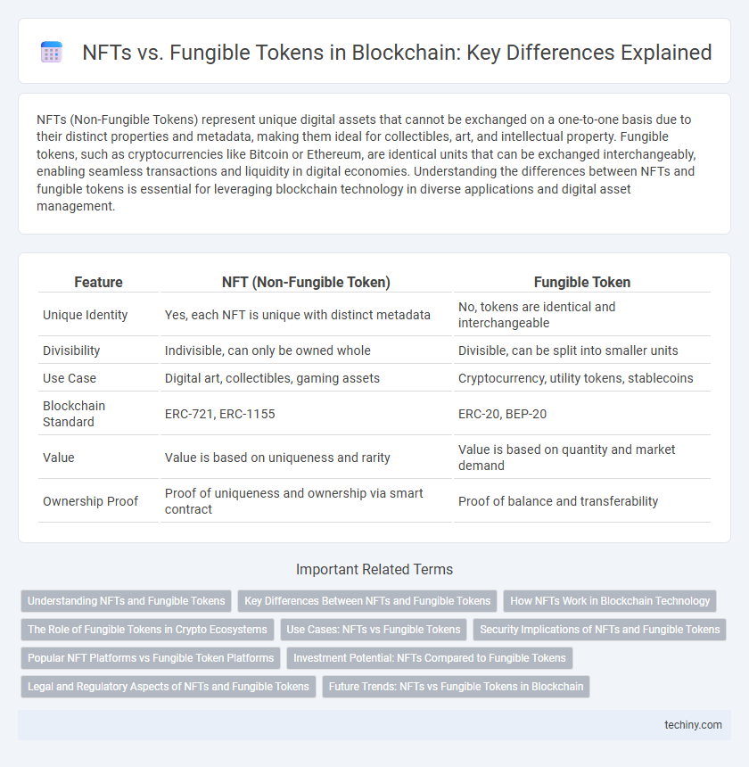 NFTs vs. Fungible Tokens in Blockchain: Key Differences Explained