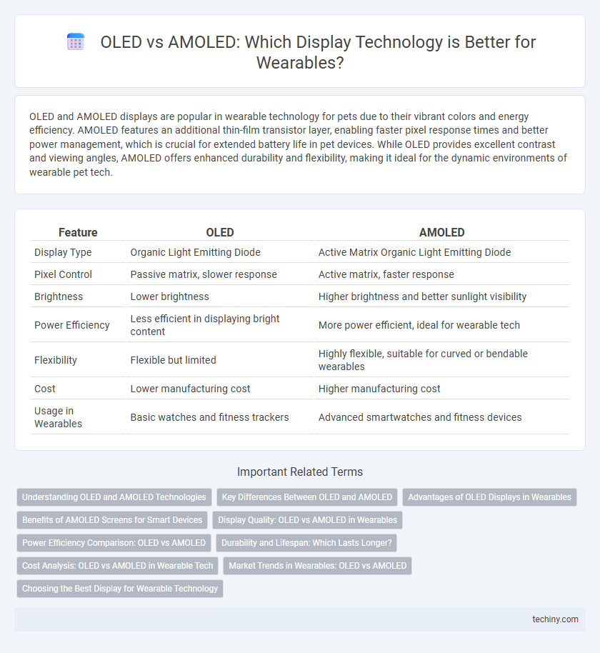 OLED vs AMOLED: Which Display Technology is Better for Wearables?