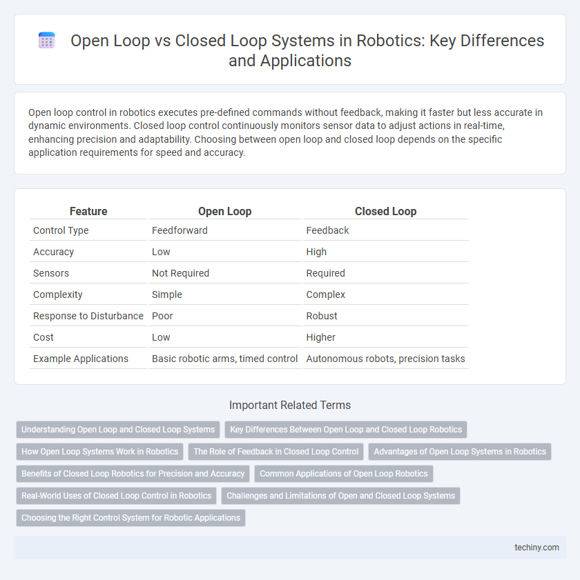 Open Loop vs Closed Loop Systems in Robotics: Key Differences and Applications