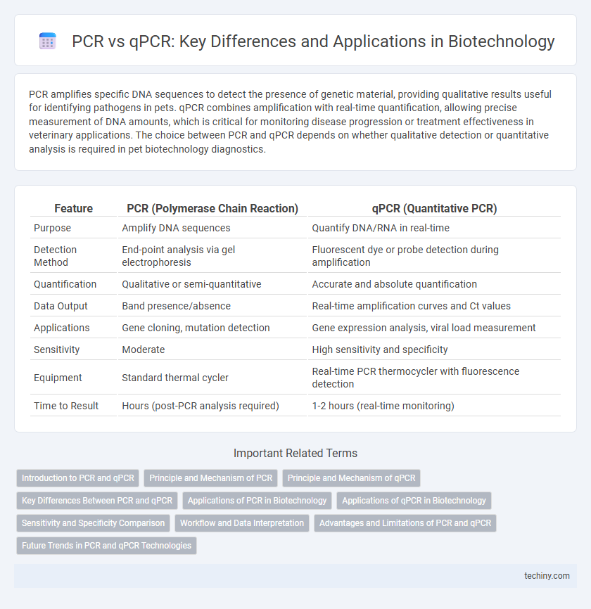 PCR vs qPCR: Key Differences and Applications in Biotechnology
