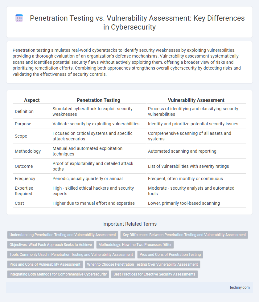 Penetration Testing vs. Vulnerability Assessment: Key Differences in Cybersecurity