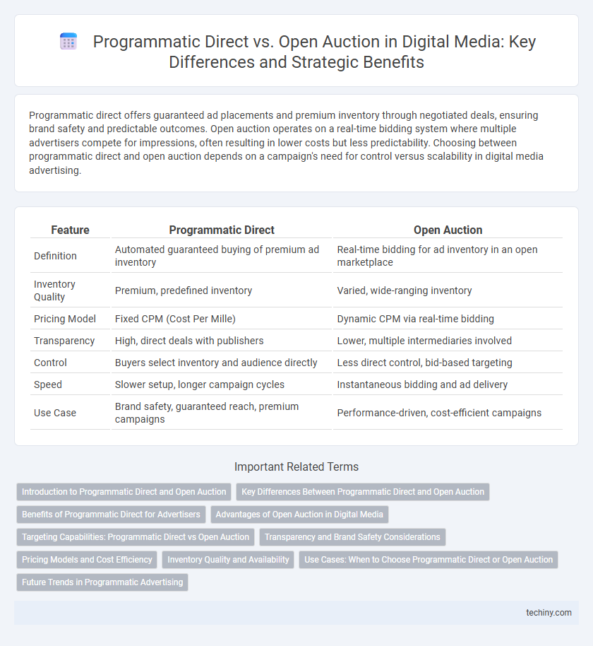 Programmatic Direct vs. Open Auction in Digital Media: Key Differences and Strategic Benefits