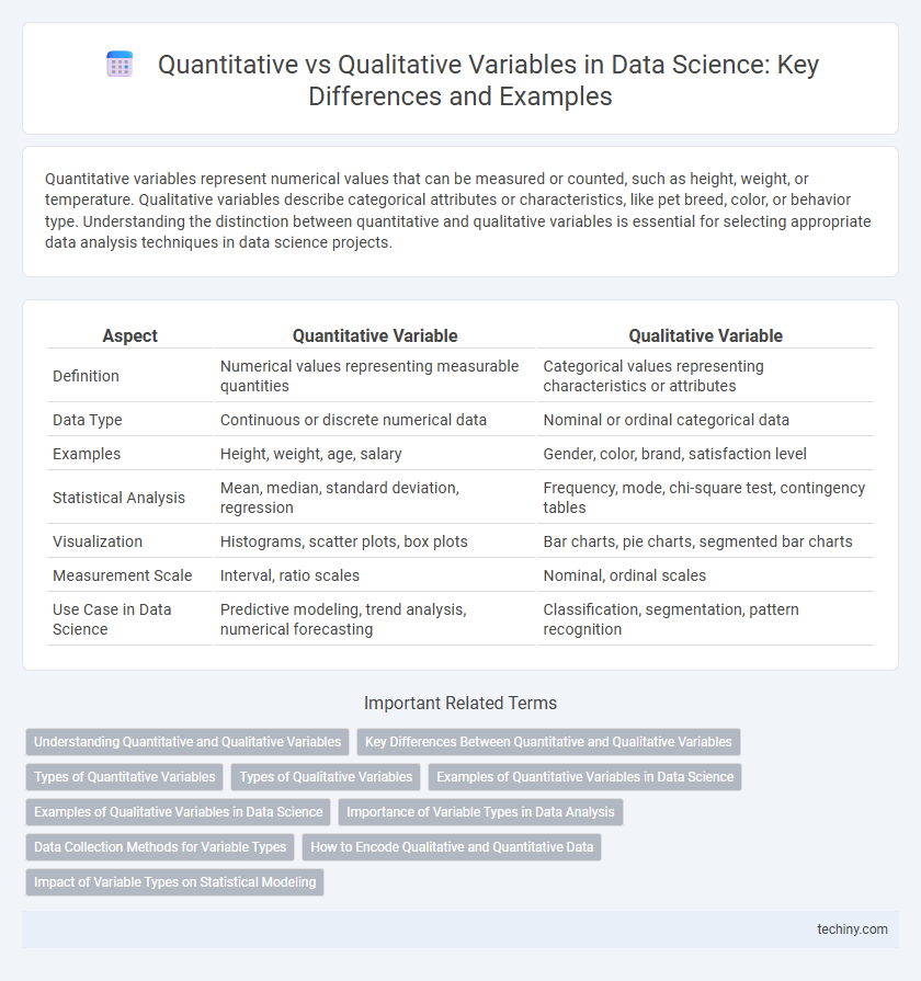 Quantitative vs Qualitative Variables in Data Science: Key Differences and Examples