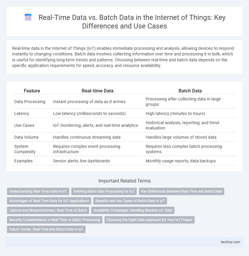 Real-Time Data vs. Batch Data in the Internet of Things: Key Differences and Use Cases