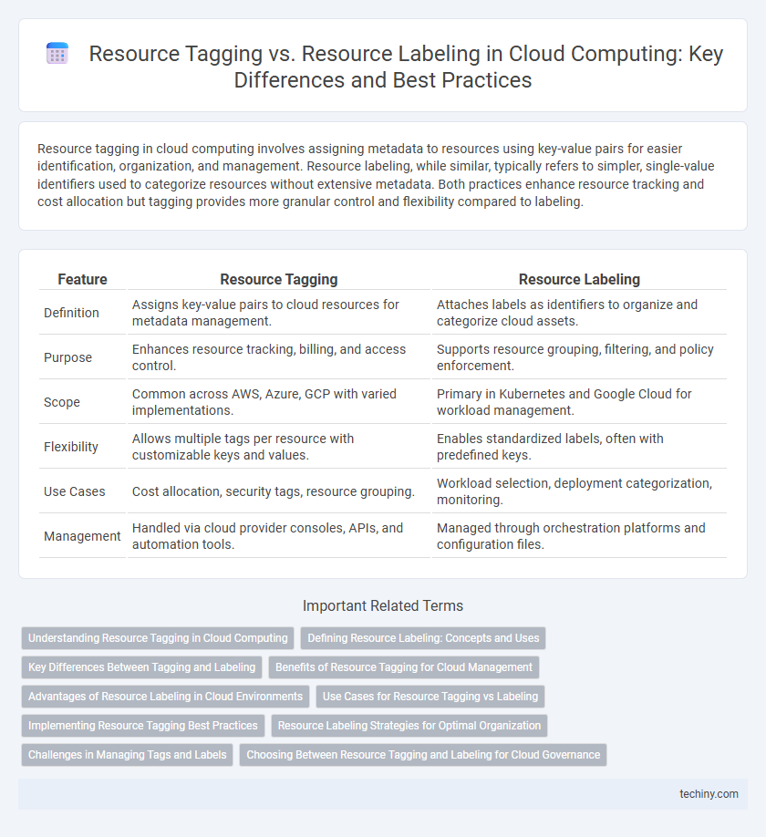 Resource Tagging vs. Resource Labeling in Cloud Computing: Key Differences and Best Practices