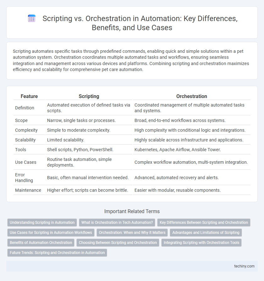 Scripting vs. Orchestration in Automation: Key Differences, Benefits, and Use Cases