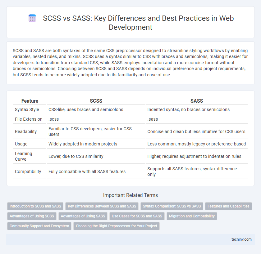 SCSS vs SASS: Key Differences and Best Practices in Web Development