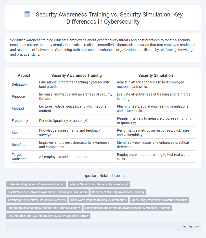 Security Awareness Training vs. Security Simulation: Key Differences in Cybersecurity