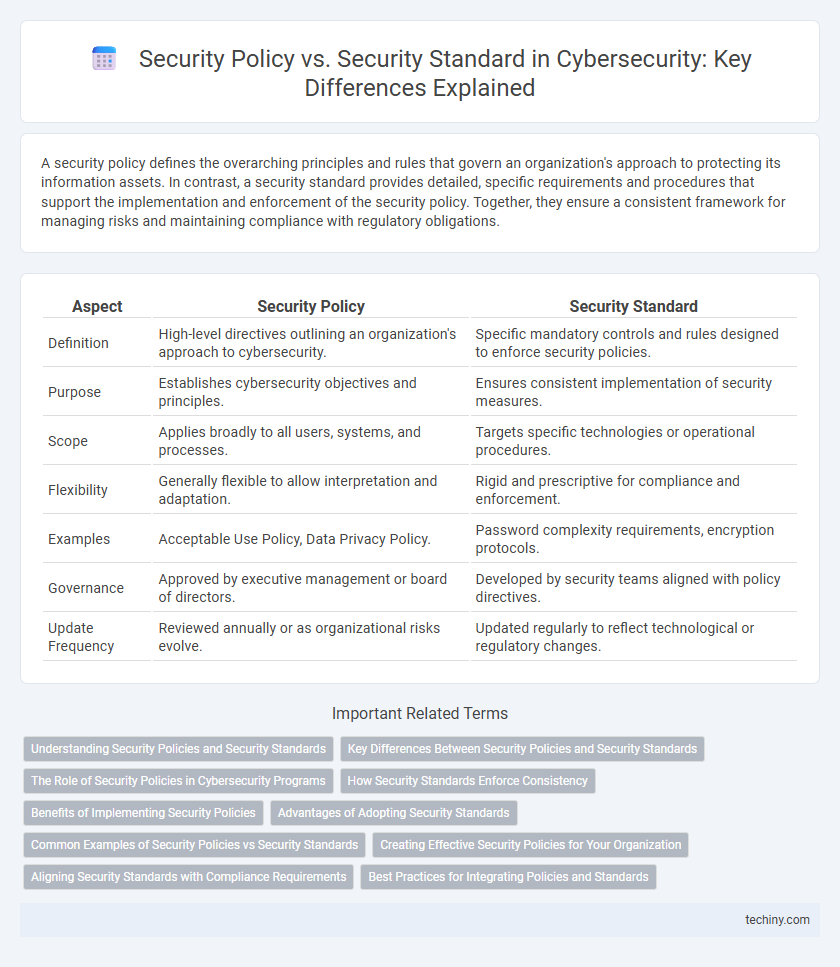 Security Policy vs. Security Standard in Cybersecurity: Key Differences Explained