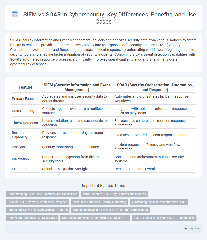 SIEM vs SOAR in Cybersecurity: Key Differences, Benefits, and Use Cases