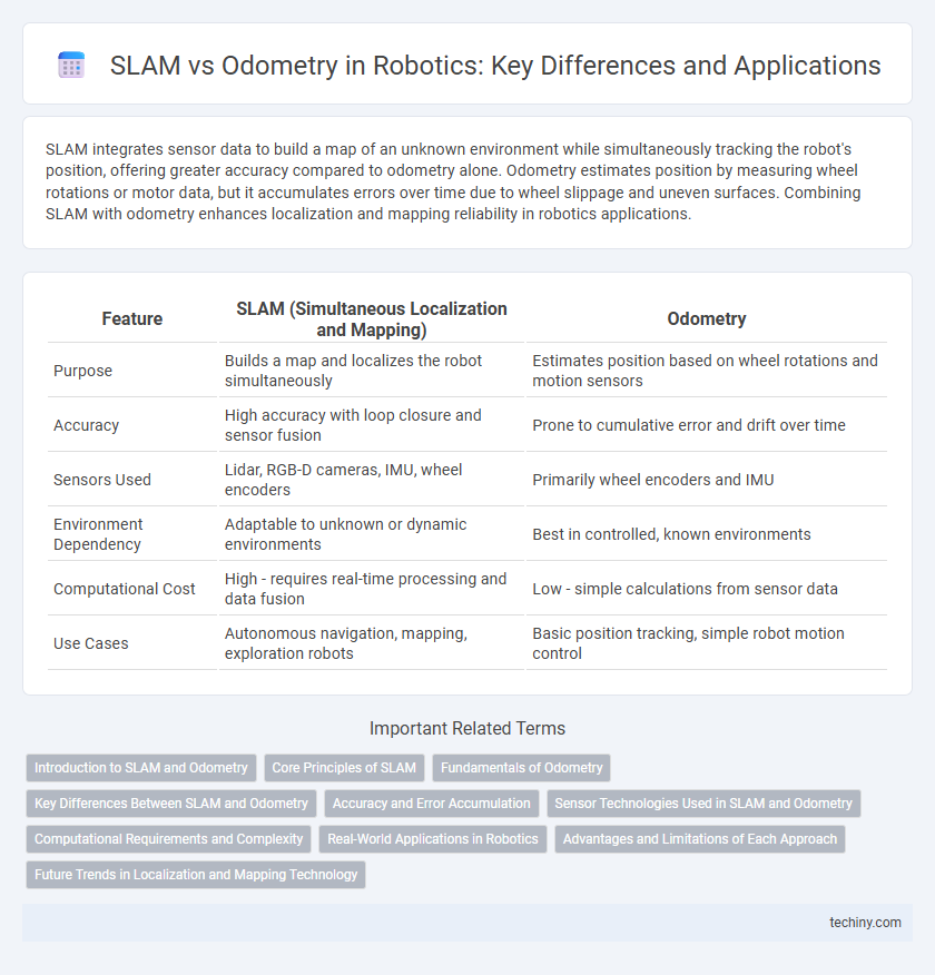 SLAM vs Odometry in Robotics: Key Differences and Applications
