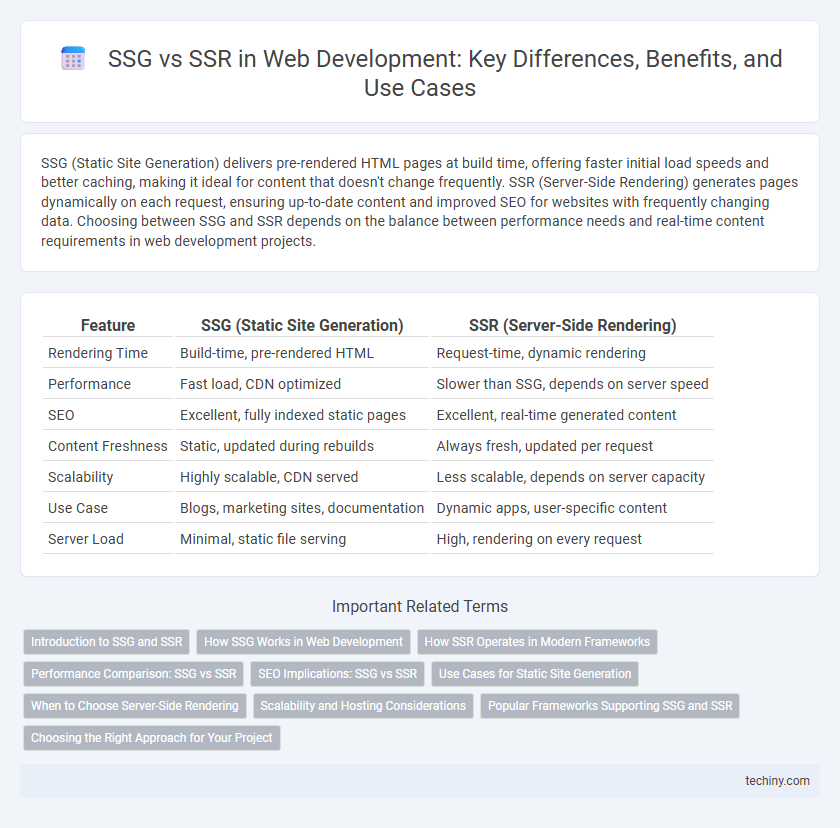SSG vs SSR in Web Development: Key Differences, Benefits, and Use Cases