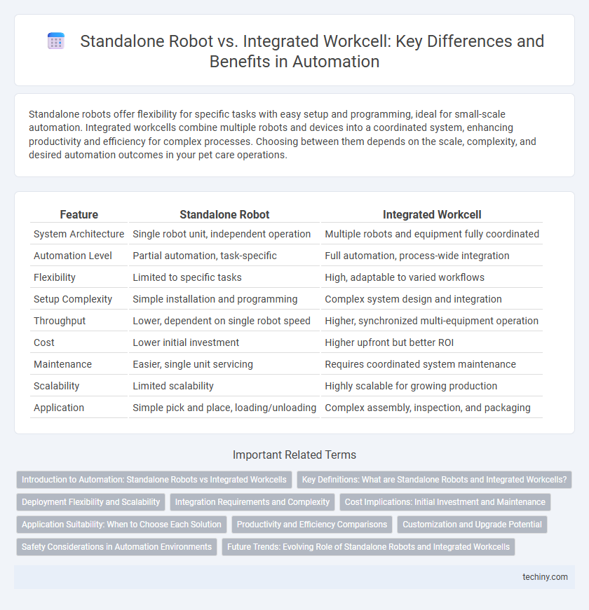 Standalone Robot vs. Integrated Workcell: Key Differences and Benefits in Automation