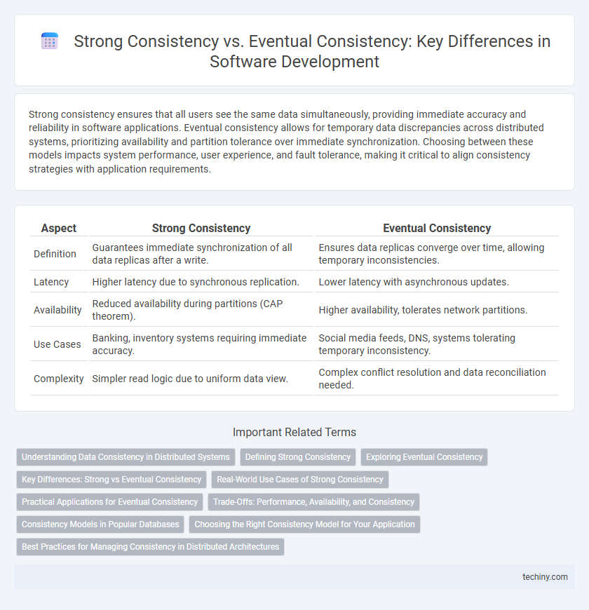 Strong Consistency vs. Eventual Consistency: Key Differences in Software Development