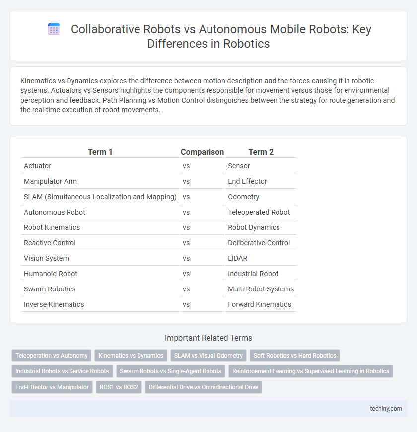 Collaborative Robots vs Autonomous Mobile Robots: Key Differences in Robotics