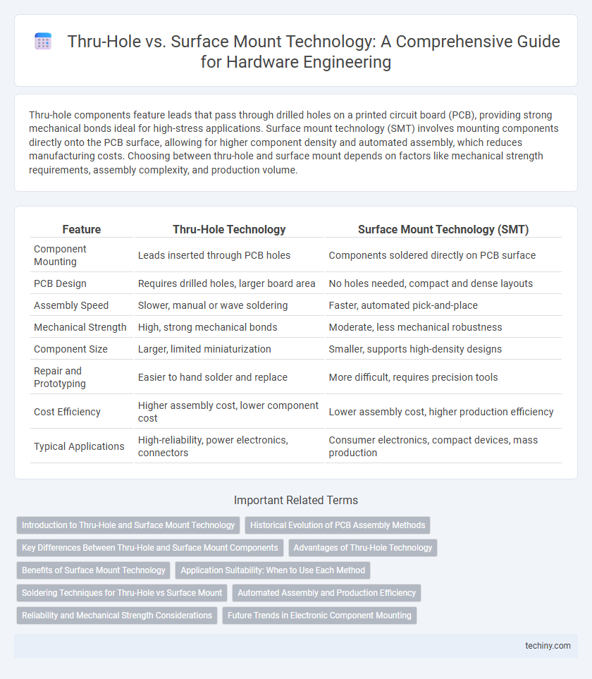 Thru-Hole vs. Surface Mount Technology: A Comprehensive Guide for Hardware Engineering